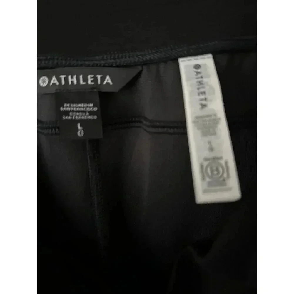 NWT Women's ATHLETA Get Set Hybrid Jogger Black Sweatpants; 467913 Size L - Picture 6 of 8